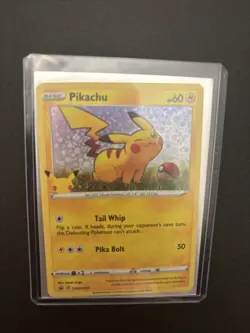Pikachu SWSH039 Holo Stamped Promo Pokemon TCG General Mills 25th Anniversary - Image 1