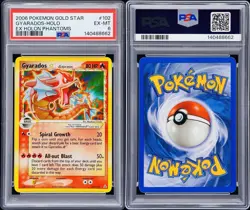 2006 Pokemon Gyarados Gold Star ⭐ 102/110 EX Holon Phantoms Holo PSA 6 - Image 3