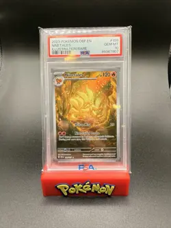 2023 POKEMON OBF EN-OBSIDIAN FLAMES ILLUSTRATION RARE #199 NINETALES PSA 10 - Image 1