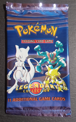 Vintage Pokemon TCG Legendary Collection Booster Pack - EMPTY -BC-1#3 - Image 1