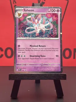 Sylveon 172 Scarlet & Violet Promo Pokemon TCG Holo 2025 NM - Image 2
