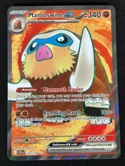Pokemon Mamoswine Ex 174/159 Ultra Rare Holo (NM) - Image 1