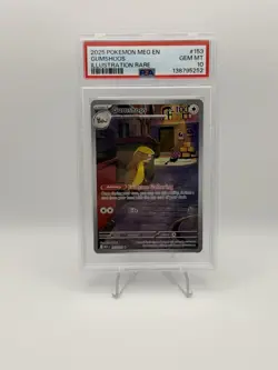 2025 POKEMON MEG EN-MEGA EVOLUTION ILLUSTRATION RARE #153 GUMSHOOS PSA 10 - Image 1