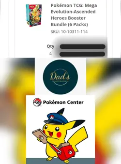PRESALE LOT OF 4 Pokemon Ascended Heroes Booster Bundles FREE SHIPPING 📦 - Image 1