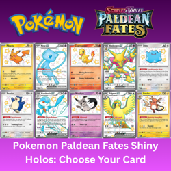 Pokemon SV Paldean Fates Shiny Ultra Rare Choose Your Card Shiny ex Near Mint - Image 1