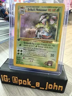 Erika's Venusaur 4/132 1st Edition Gym Challenge Holo - Image 1