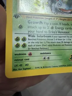 Erika's Venusaur 4/132 1st Edition Gym Challenge Holo - Image 4