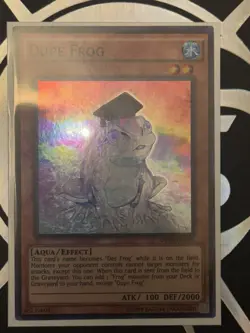 Yugioh Dupe Frog OP03-EN005 Super Rare Vlp - Image 2