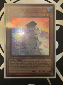 Yugioh Dupe Frog OP03-EN005 Super Rare Vlp - Image 3