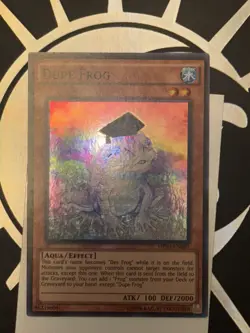 Yugioh Dupe Frog OP03-EN005 Super Rare Vlp - Image 4