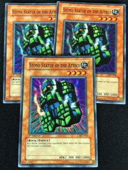 YUGIOH STONE OF THE AZTECS AST-014 1ST SUPER X3 (MP) - Image 1