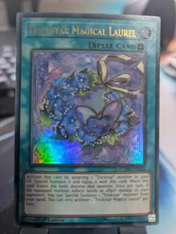 YuGiOh! Trickstar Magical Laurel DUPO-EN022 Ultra Rare 1st Ed - Image 1