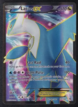 Latios EX (101/108) XY Roaring Skies Full Art Ultra Rare Pokemon Card - Image 1