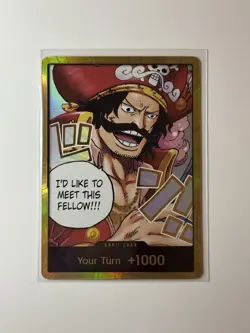 One Piece DON!! Card (Gol.D.Roger) (Gold Foil) Carrying On His Will - Image 1