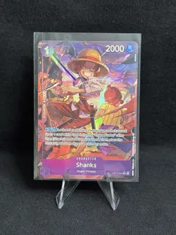 Shanks Alternate Art OP13-065 R Carrying on His Will ONE PIECE Card Game - Image 1