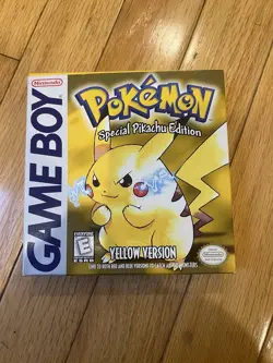 Pokemon Yellow Version Game Boy First Print 1999 VG+ Condition CIB - Image 1