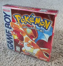 Pokemon: Red Version (Game Boy, 1999) Complete - Authentic - Box + Manual + Case - Image 2