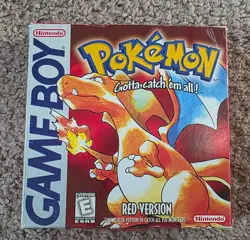 Pokemon: Red Version (Game Boy, 1999) Complete - Authentic - Box + Manual + Case - Image 5
