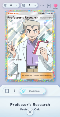 (English) Professor's Research Deluxe Pack ex Pokemon TCG Pocket 2 Star ⭐⭐ - Image 1