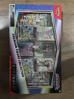 Pokemon TCG Prismatic Evolutions Premium Figure Collection - New Factory Sealed - Image 1