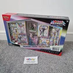 Pokemon TCG Prismatic Evolutions Premium Figure Collection - BRAND NEW - SEALED - Image 1