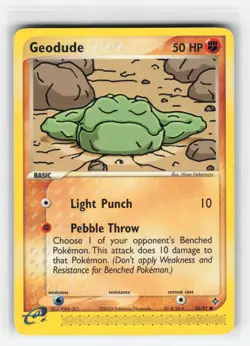 GEODUDE 55/97 EX DRAGON POKEMON TCG MP - Image 1
