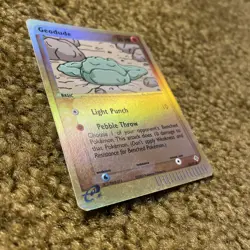 Geodude 55/97 Reverse Holo EX Dragon Pokemon Card Vintage 2003 - Image 4