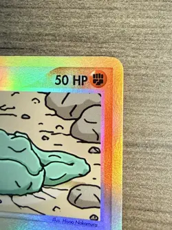 Geodude 55/97 LP Reverse Holo EX Dragon Pokemon Card Vintage 2003 - Image 2