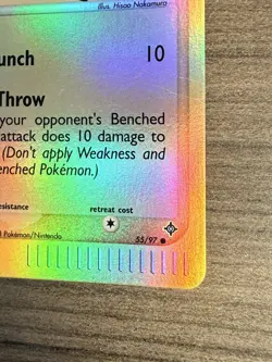 Geodude 55/97 LP Reverse Holo EX Dragon Pokemon Card Vintage 2003 - Image 4