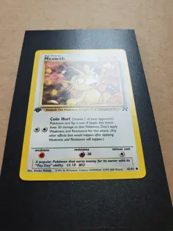 Meowth 62/82 Team Rocket 1st First Edition Common Pokemon Card - Image 3