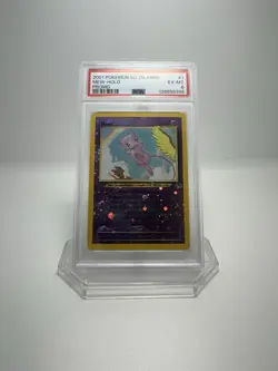 Pokemon 2001 Mew Holo Southern Islands Promo 1/18 PSA 6 SWIRL 🌀 - Image 1