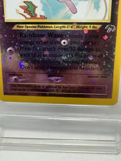 Pokemon 2001 Mew Holo Southern Islands Promo 1/18 PSA 6 SWIRL 🌀 - Image 3