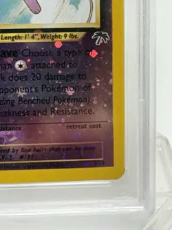 Pokemon 2001 Mew Holo Southern Islands Promo 1/18 PSA 6 SWIRL 🌀 - Image 4