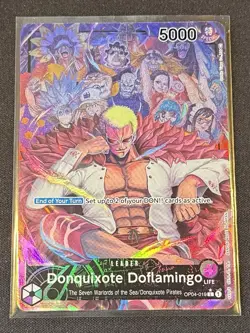 Donquixote Doflamingo (019) Alternate Art OP04-019 Kingdoms of Intrigue Foil NM - Image 1
