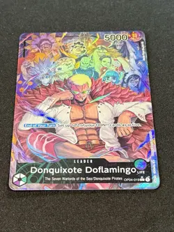 Donquixote Doflamingo (019) Alternate Art OP04-019 Kingdoms of Intrigue Foil NM - Image 2