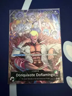 Donquixote Doflamingo Alt Art Kingdoms of Intrigue OP04-019 One Piece English NM - Image 1