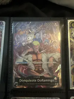 One Piece TCG - Donquixote Doflamingo (Alt Art) LEADER [OP04-019] - NM - ENGLISH - Image 1