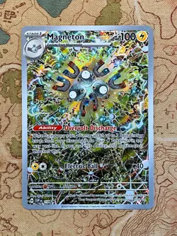 Pokemon Card TCG - Magneton SVP 159 Black Star Promo Surging Sparks Near Mint - Image 1