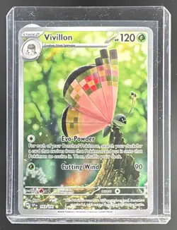 Vivillon 2024 Pokemon SV Surging Sparks - SSP EN #193/191 Reverse Holo (B) - Image 1