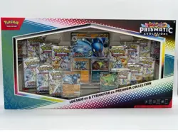 2x Pokemon Prismatic Evolutions Lucario EX and Tyranitar EX Premium Collection - Image 1