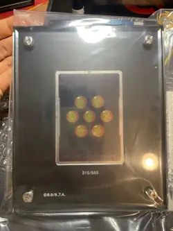 DRAGON BALL SUPER TCG 5th Anniversary Pure Silver Card Limited Edition 315/555 - Image 4