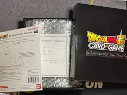DRAGON BALL SUPER TCG 5th Anniversary Pure Silver Card Limited Edition 315/555 - Image 5
