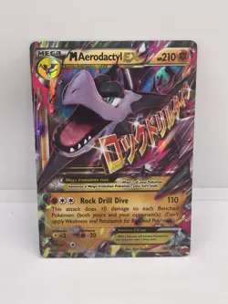 Mega M Aerodactyl EX XY98 XY Holo Pokemon Card Promo - Image 1