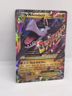 Mega M Aerodactyl EX XY98 XY Holo Pokemon Card Promo - Image 2