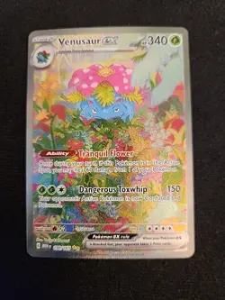 Venusaur ex 198/165 SIR - S&V 151 Pokemon Card - LP - Image 1