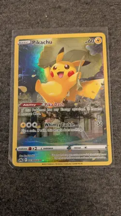 Pokemon TCG Crown Zenith Galarian Gallery Pikachu Card GG30/GG70 NM - Image 1