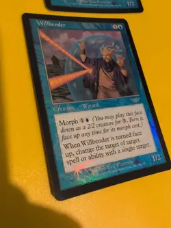 Willbender x2 Wizard Magic the Gathering 2 Card. Legions. Old Vintage FOIL - Image 3
