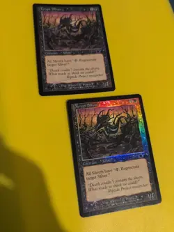 Crypt Sliver x2 Magic the Gathering Card. Legions. Old Vintage FOIL - Image 1