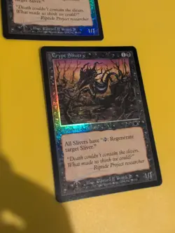 Crypt Sliver x2 Magic the Gathering Card. Legions. Old Vintage FOIL - Image 2