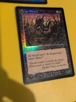 Crypt Sliver x2 Magic the Gathering Card. Legions. Old Vintage FOIL - Image 3